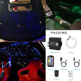 AZIMOM ambient headliner decor enhances car or indoor mood