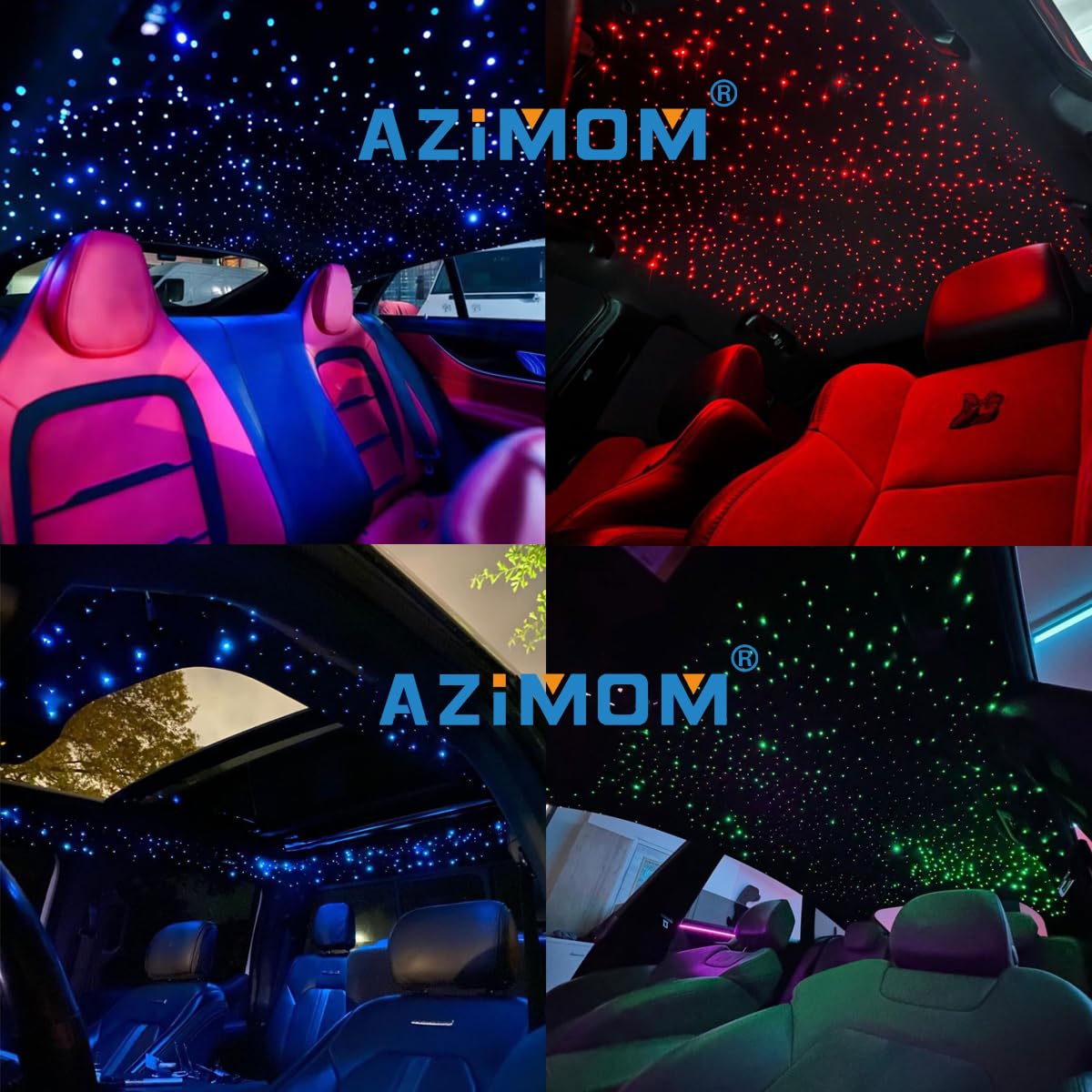 AZIMOM twinkle music mode syncs lights with rhythm