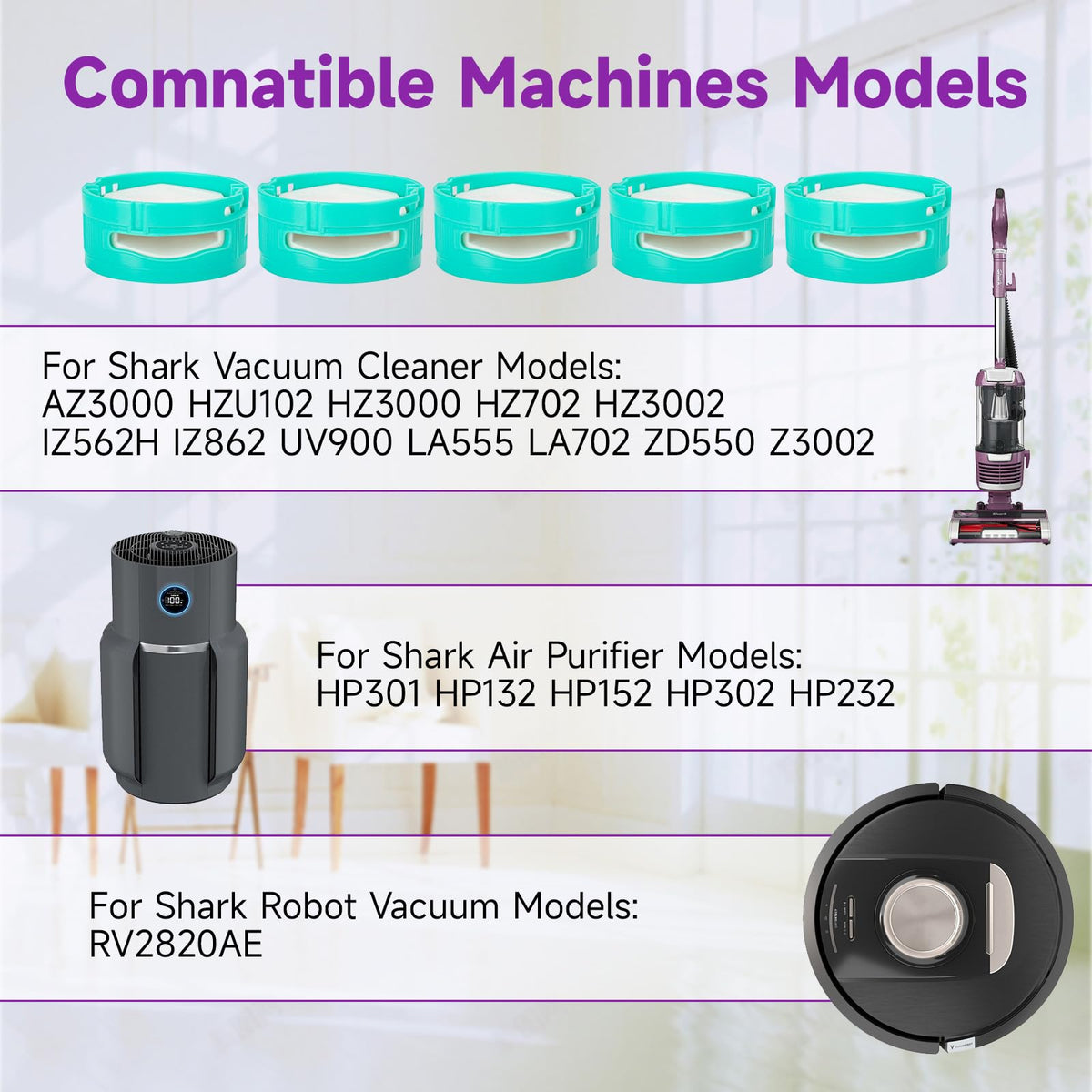 Azmuth odor-neutralizer compatible with UV900 and HP300 for easy replacement