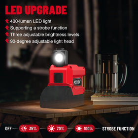 Azocek inverter in outdoor camping setup for off-grid power
