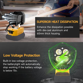 Aluminum panel design for fast heat dissipation and steady brightness