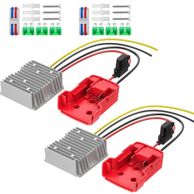 Azocek step-down converter showing 18V to 12V output for stable power