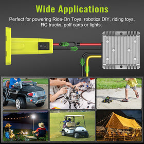 Azocek versatile 12V solution for tools, RC, lights and DIY projects