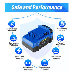 Azonpower 24V battery supports flexible charging with Kobalt chargers