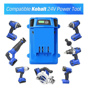 Azonpower 24V battery compatible with Kobalt tools and chargers