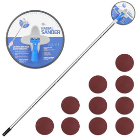 Azure Cantara drywall pole sander with a 9-inch head for fast coverage and smooth finishes.