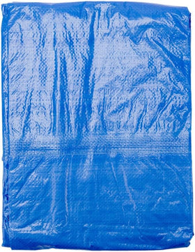 Grizzly tarp used as campsite shelter against sun and weather