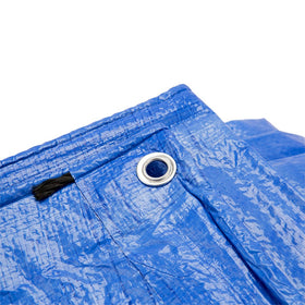 B-Air Grizzly tarp 9x12 blue sample coverage for various tasks.