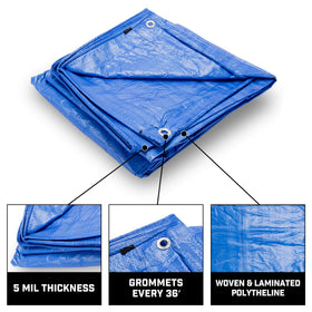 B-Air Grizzly tarp 9x12 blue lightweight and portable shelter.