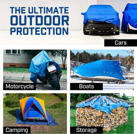 B-Air Grizzly tarp close up border piping for tear resistance