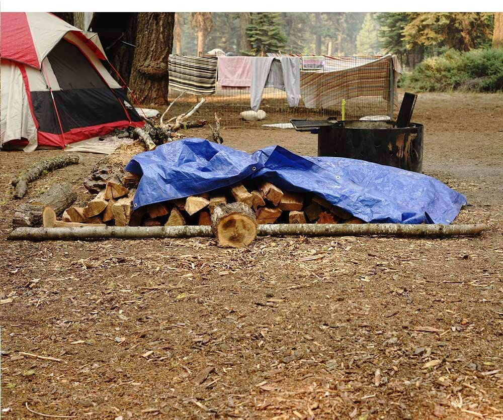 Lightweight Grizzly Tarp by B-Air ready for quick setup