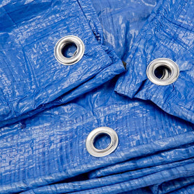 Grizzly tarp serving as truck bed cover for weather protection