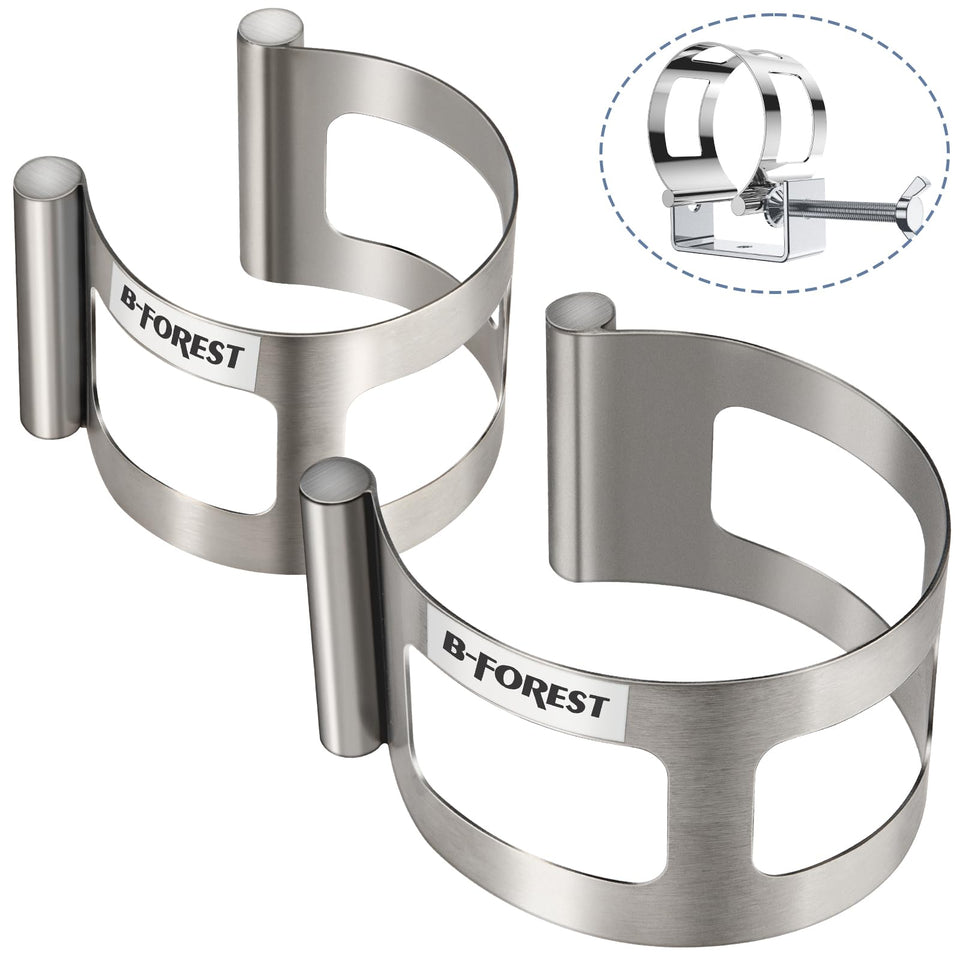 B-Forest Exhaust Tacking Band Clamp 2.5-Inch in use for secure alignment during welding