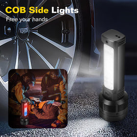 B013 LED flashlight COB side light for wide area illumination