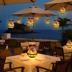 Babineto outdoor lantern with waterproof ABS body for year-round use.