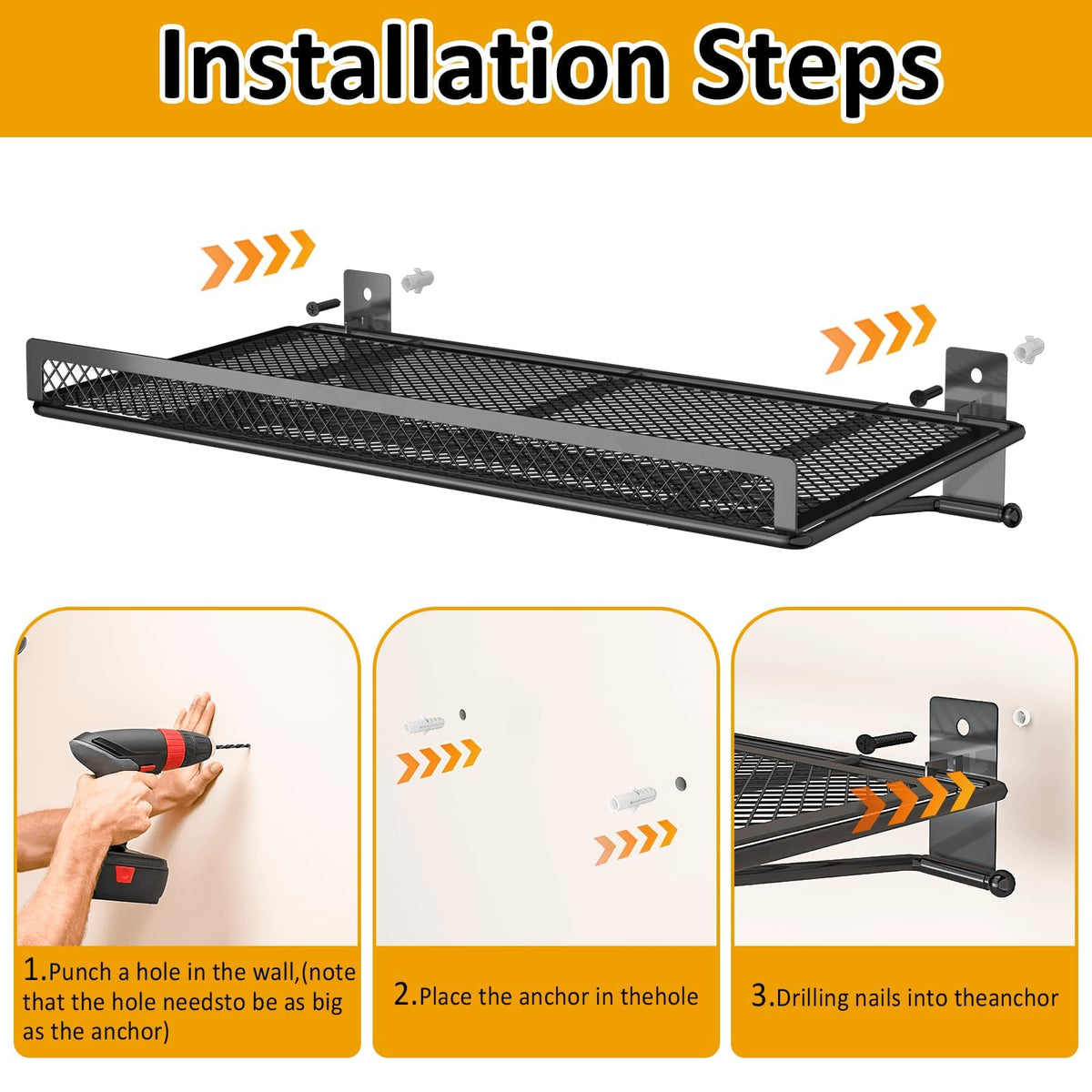 BABKAS installation kit included for quick, sturdy setup.