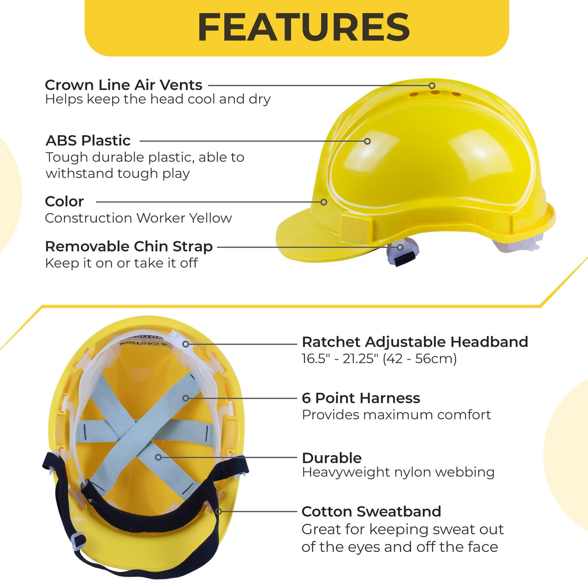 Babu Works ABS construction helmet durability for active kids