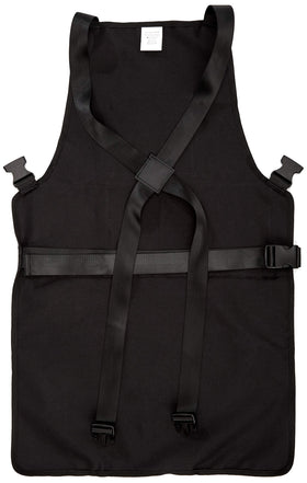 BaBylissPRO Barberology Apron black showcases durable fabric for day-long protection.