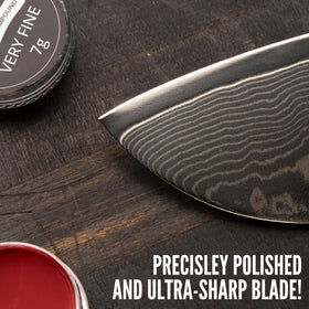 Bacher strop working area dimensions 206 by 56 mm for ample polish.