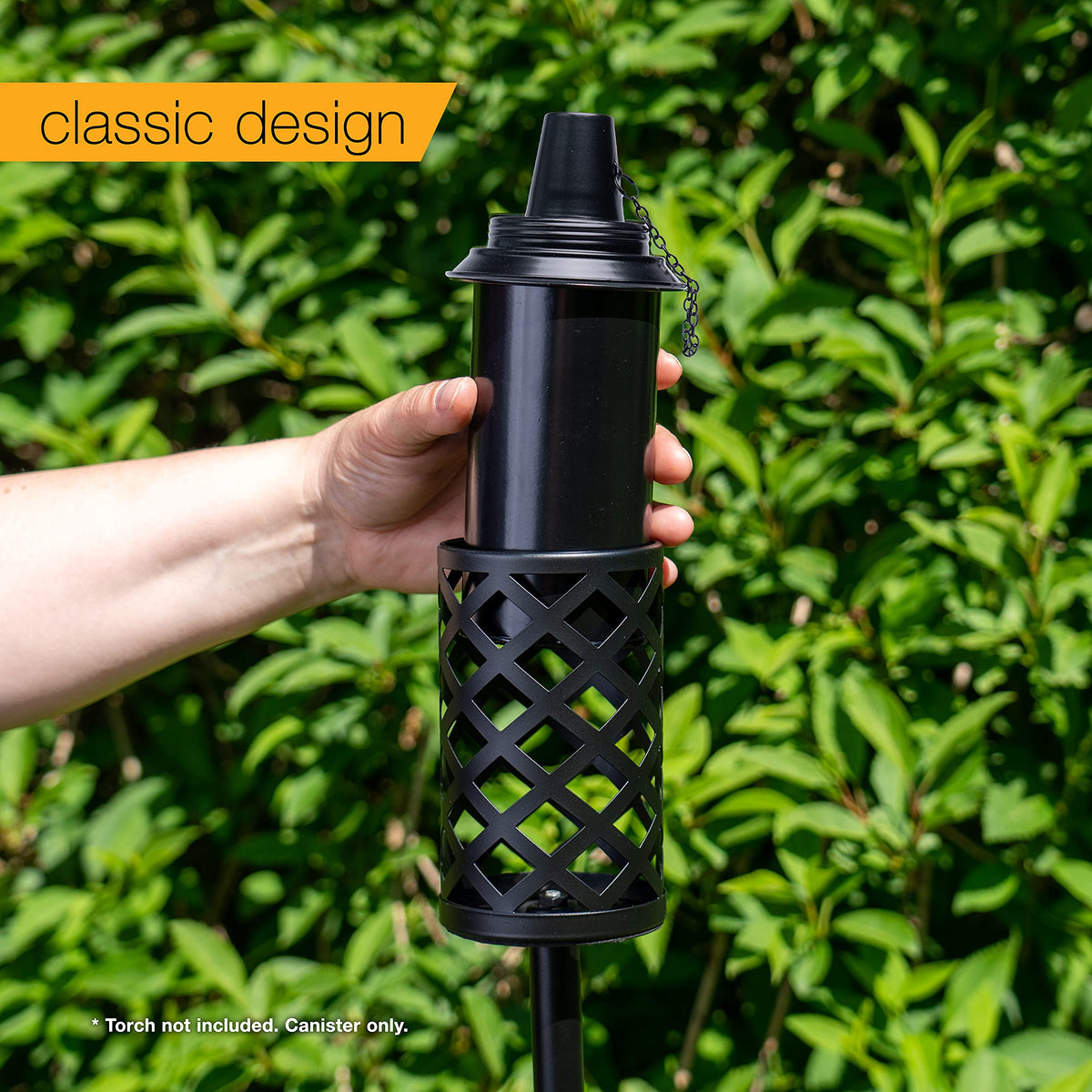 Backyadda fiberglass-wick included for long-lasting performance.