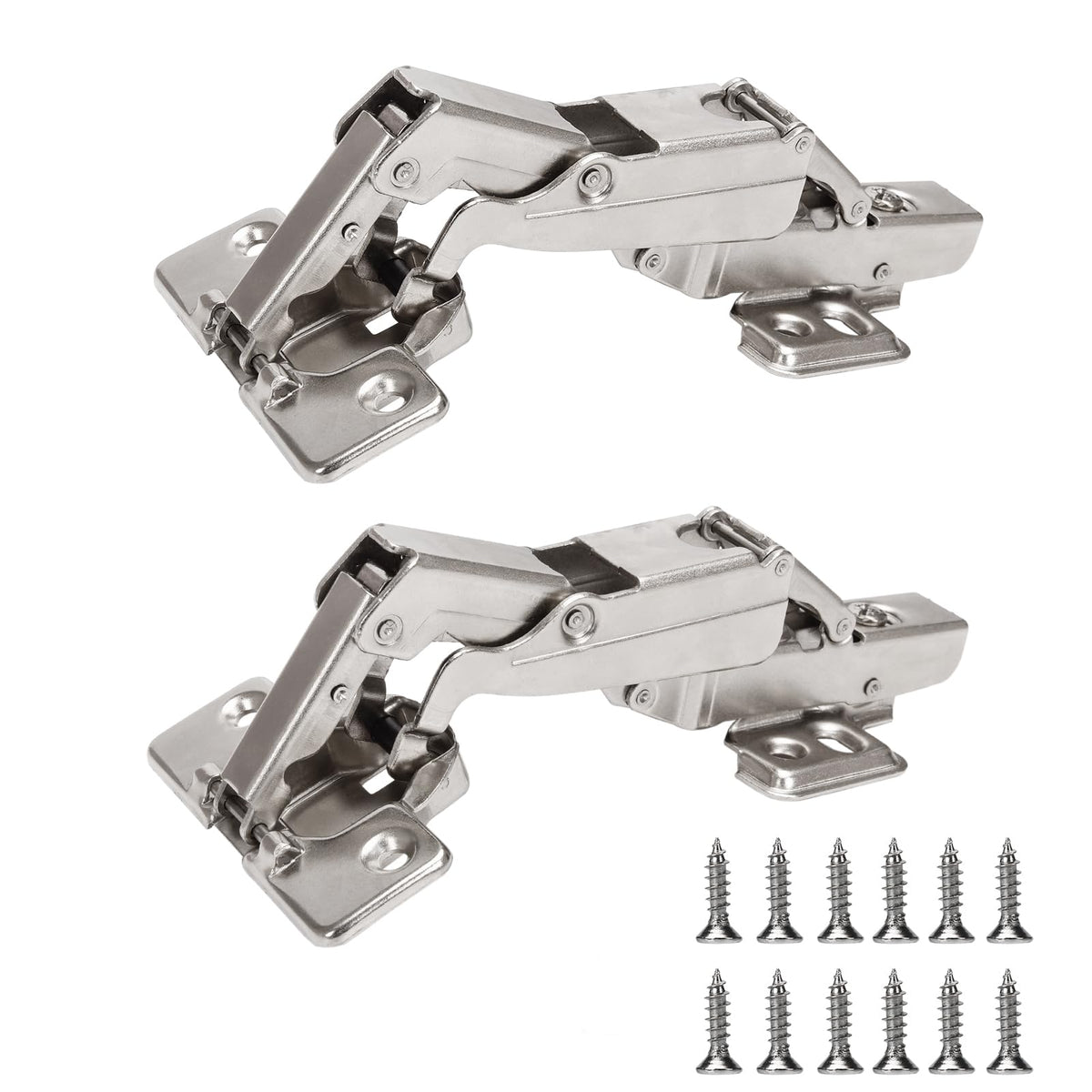 Badalu 165-degree hinges for frameless cabinets with smooth operation
