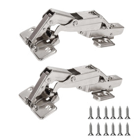 Badalu 165-degree hinges for frameless cabinets with smooth operation