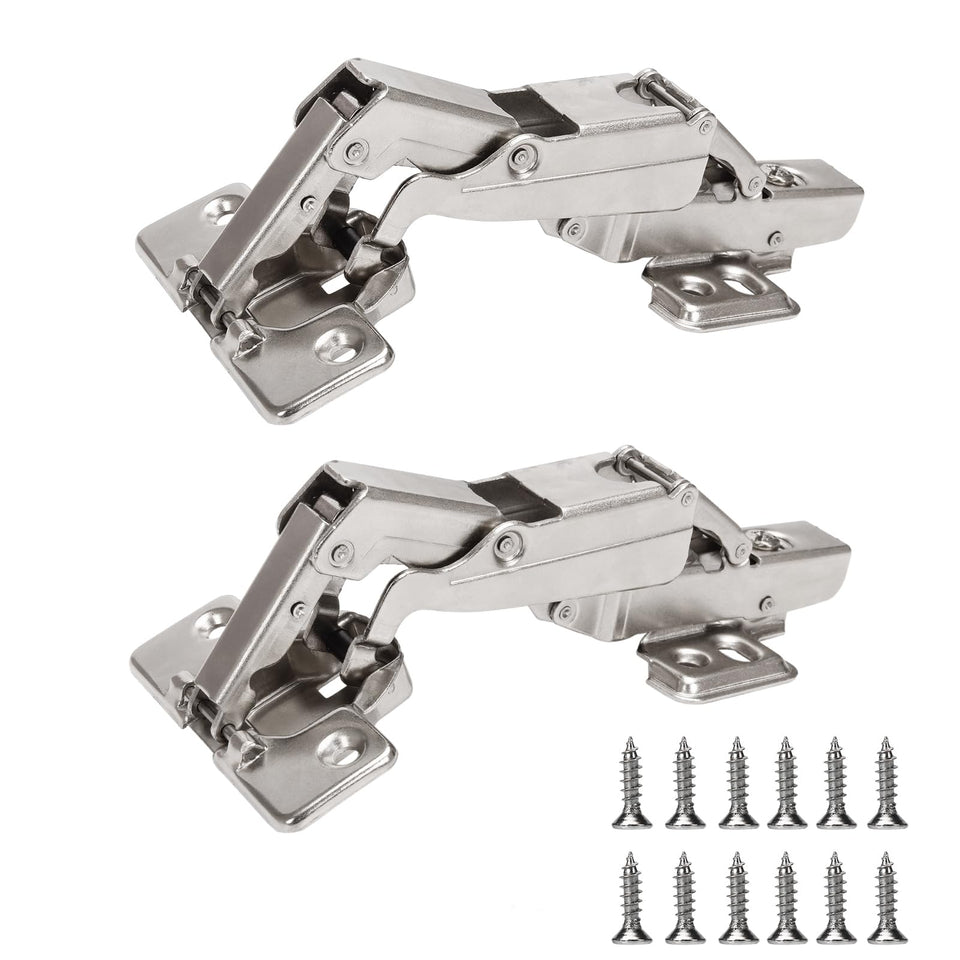 Badalu 165-degree hinges for frameless cabinets with smooth operation