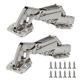 Badalu 175-degree hinge with soft-close for frameless cabinets.