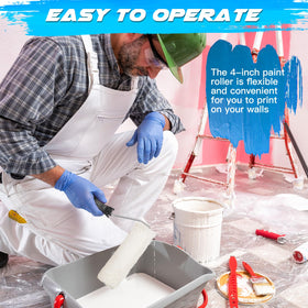 Baderke compact roller ideal for tight spaces and detail work