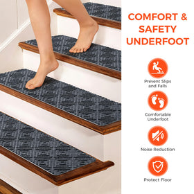 Bagail Basics quiet steps feature reduces footstep noise on stairs