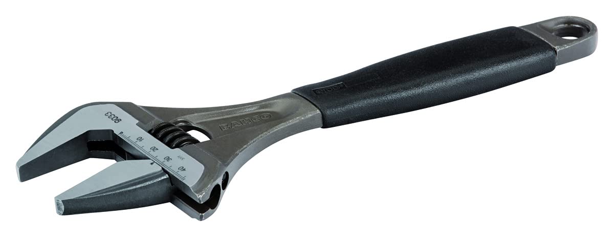 Bahco 9035 R US Ergo X-Wide wrench front view showing expansive jaws for tight spaces