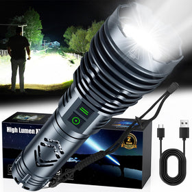 Baibian 24H Long Life flashlight front view for emergency readiness