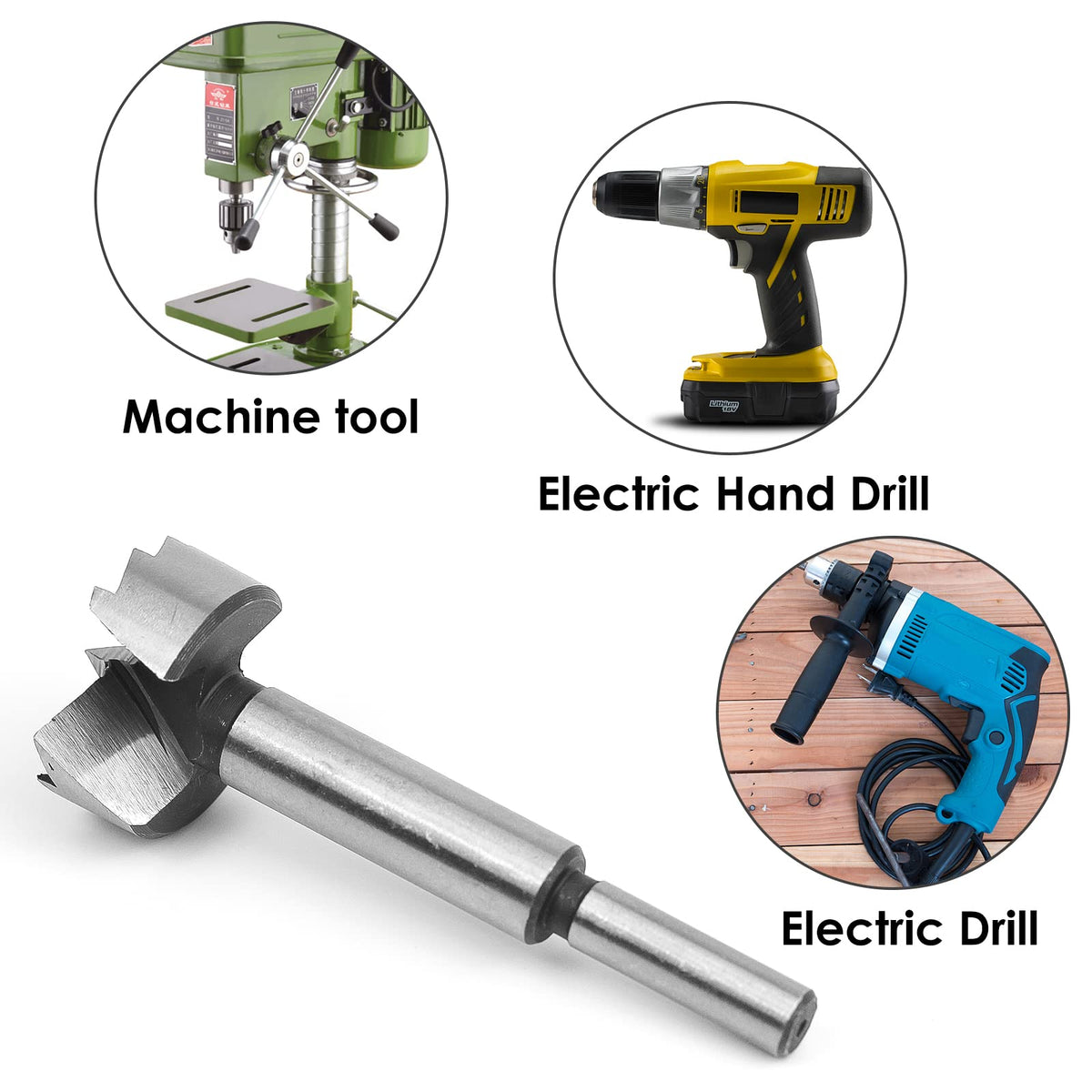 BAIDETS Forstner bit 15.8mm creates clean large holes with low heat