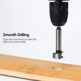 BAIDETS Forstner bit 22.2mm enables wide joinery holes with controlled cutting
