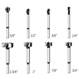 BAIDETS Forstner bit 9.5mm ensures precise pockets and smooth chip evacuation