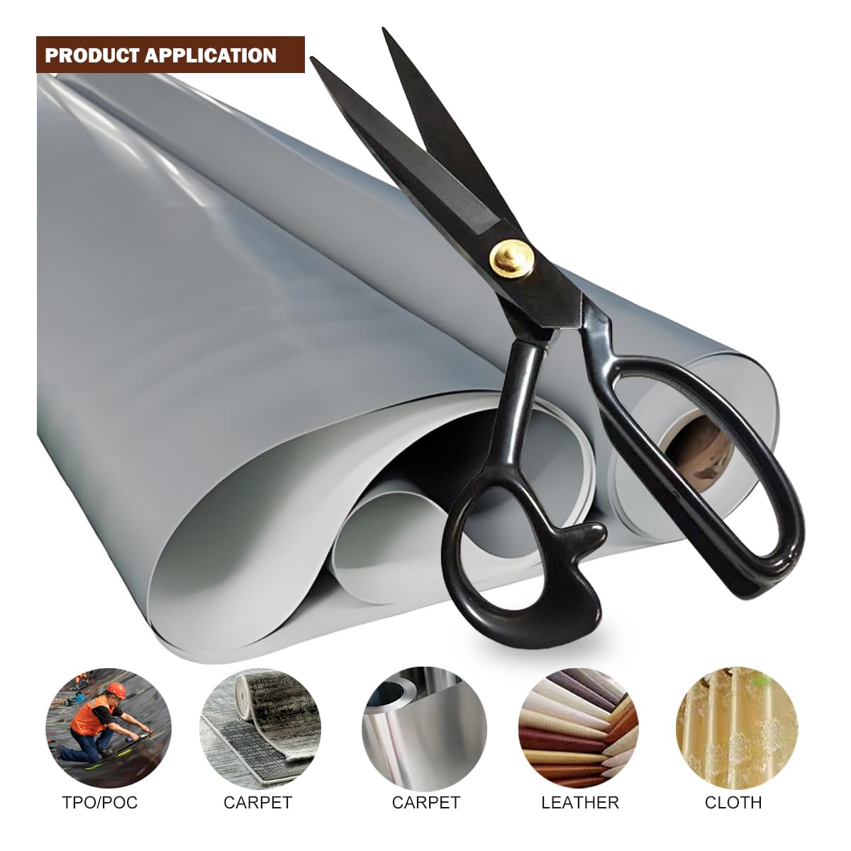 Baikaishuii 10-inch pro scissor ergonomic curved handle for steady control.