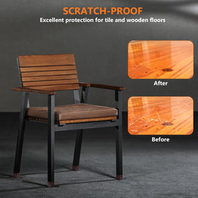 BAIPOK thick felt bottom cushions soften movement and reduce noise