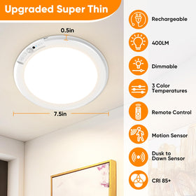 Bairth motion-sensor closet light activates on demand in dark hallways and cabinets