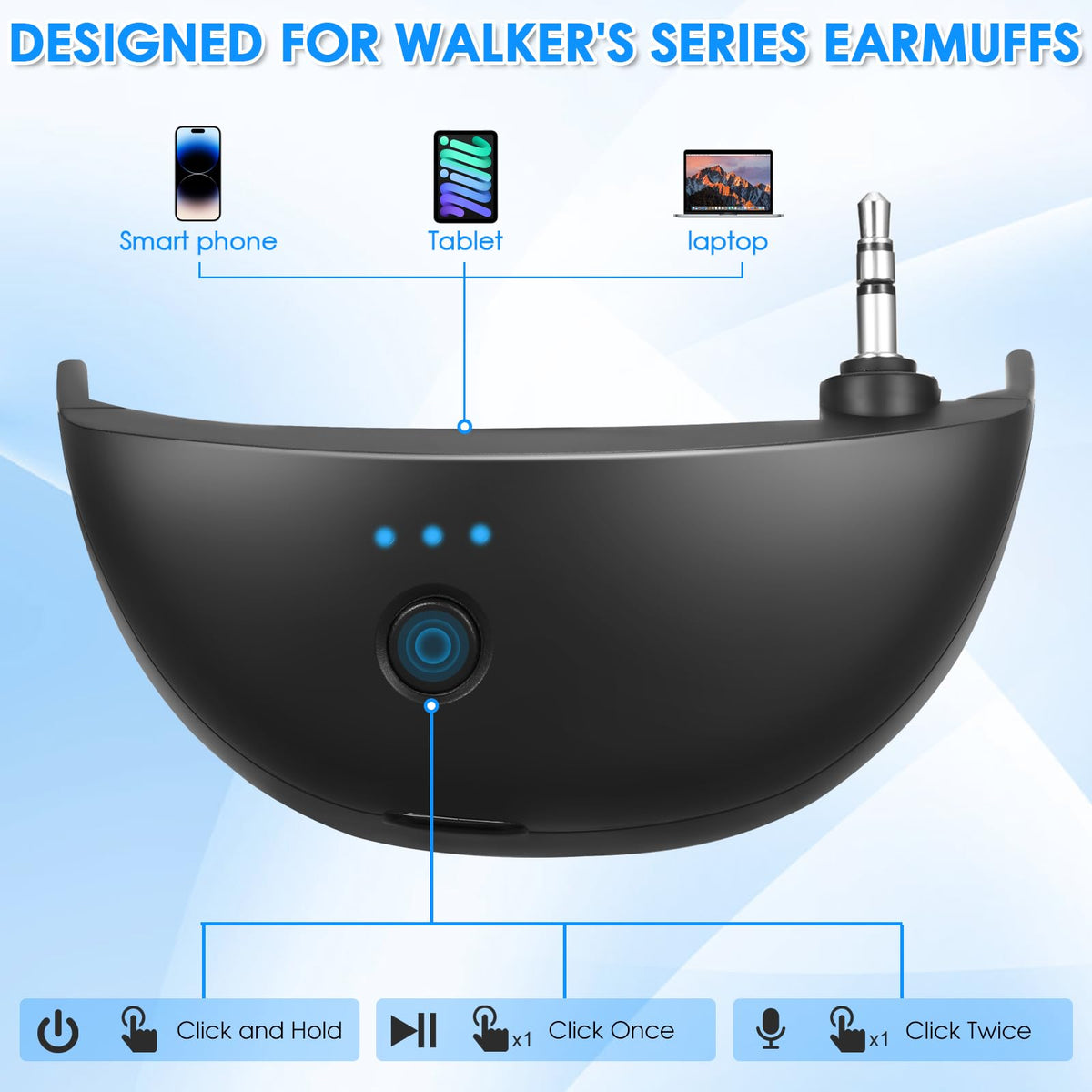 BAISHARK plug-and-play setup with 3.5mm jack for quick pairing with devices.