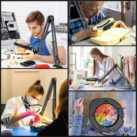 BAISHUN repair crafts magnifier ideal for sewing, jewelry, electronics