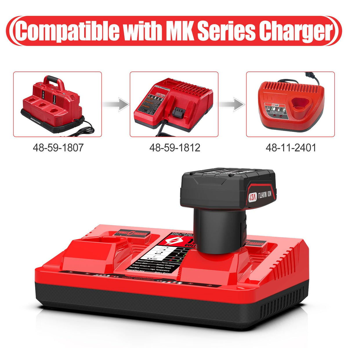 Bakipante safety protections with over-voltage and short-circuit safeguards.