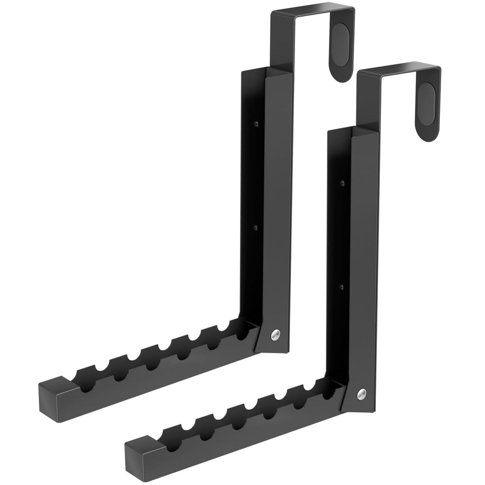 BAKON over-door hanger folding drying rack saves space in small laundry areas.