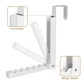 BAKON door mount hanger shown in typical interior door setup.