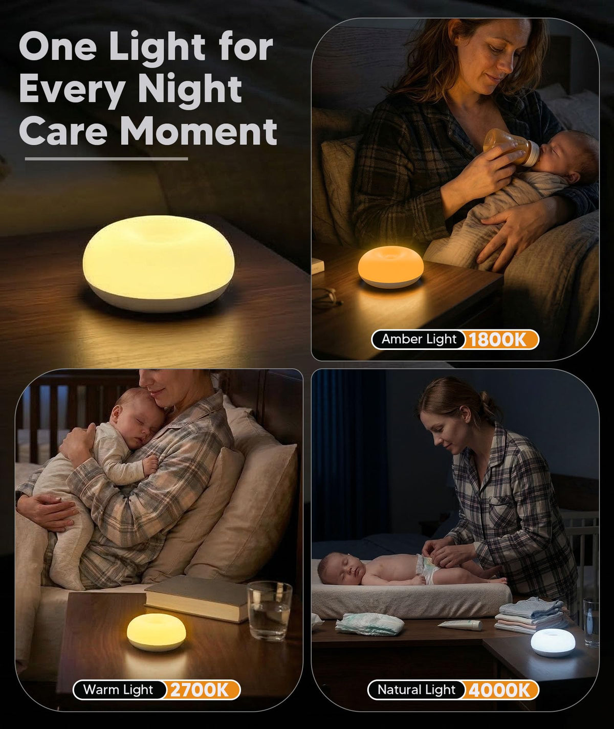 Bakzon 100-hour battery supports long nights at dim brightness