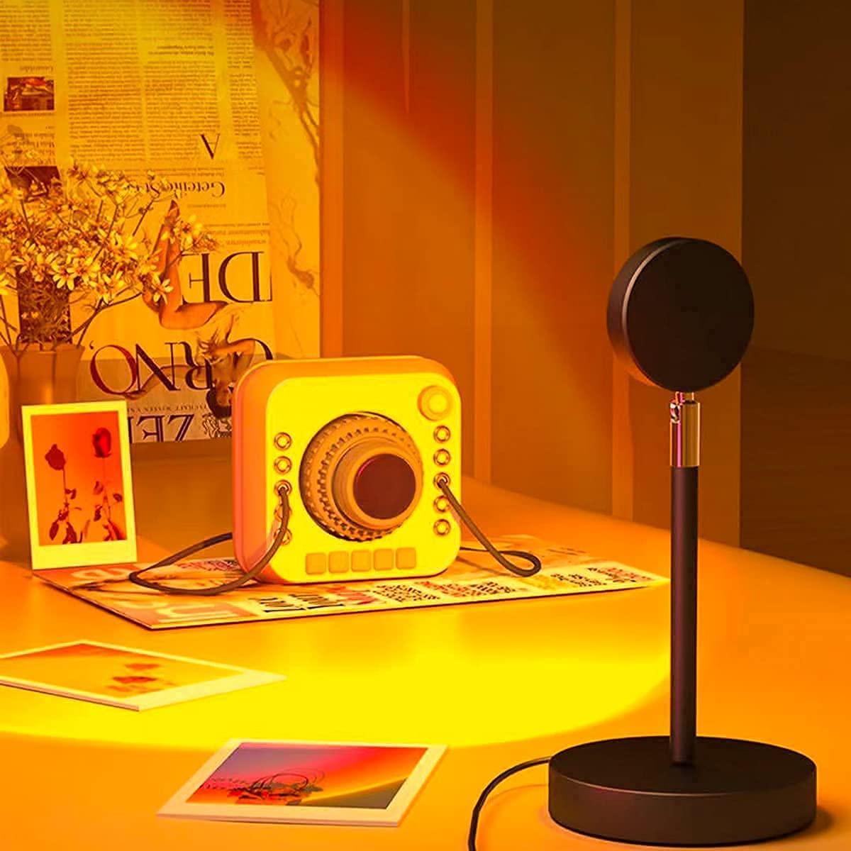 Balkwan Sunset Lamp usb-power design supports easy setup.