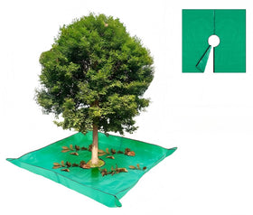 Bamboo's Grocery Lokii landscape pruning tarp folded for compact storage and quick setup.