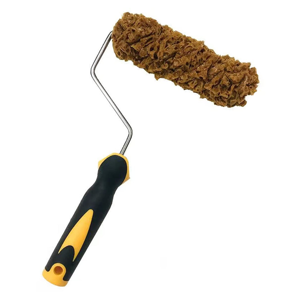BancoO texture paint roller 6in head for smooth, even wall coverage.