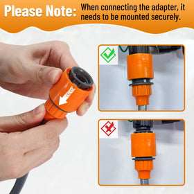 Bang4buck 20-foot outlet hose extends reach for outdoor washing