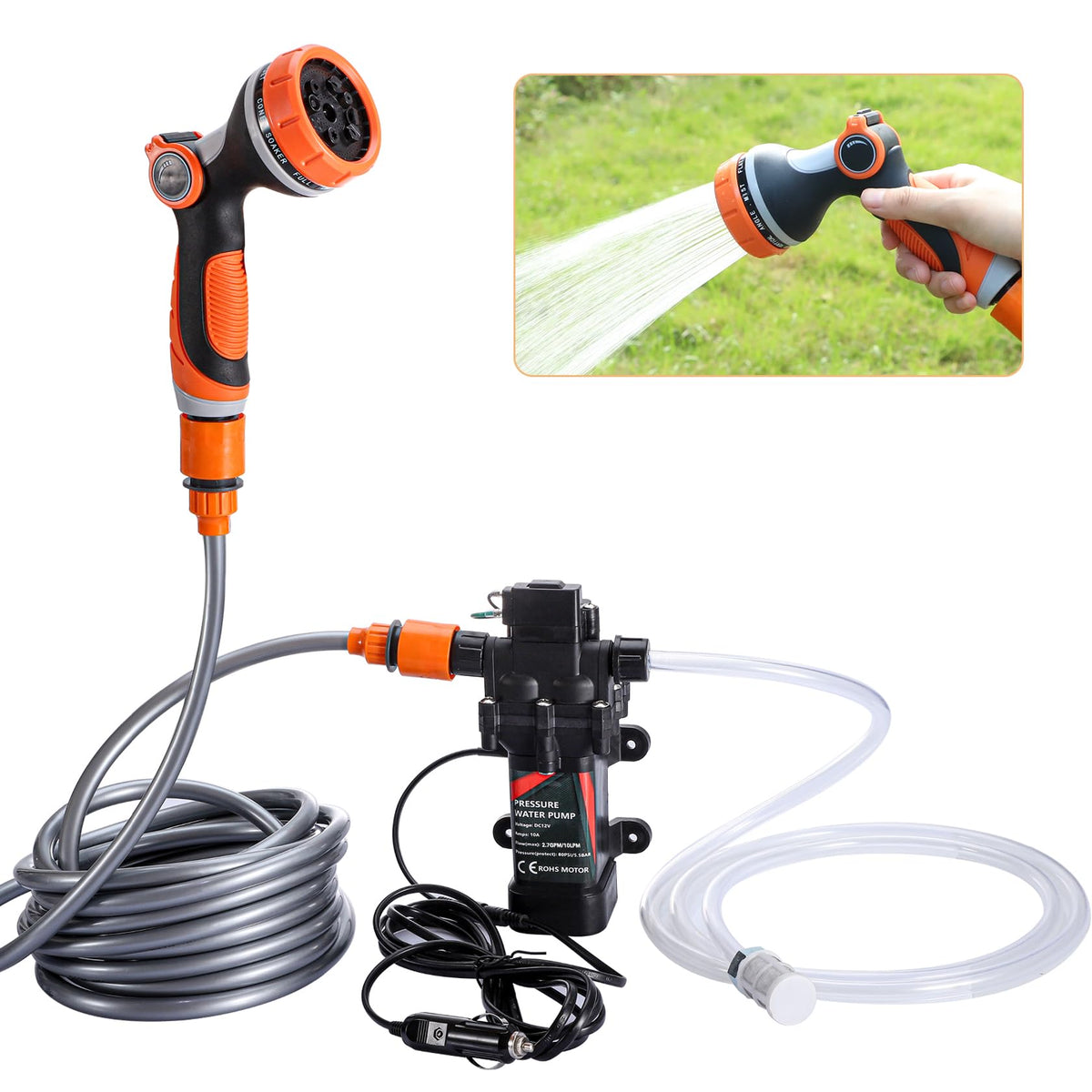 Bang4buck portable intelligent pump front view for easy home cleaning
