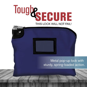 BankSupplies laminated nylon bag resists puncture in daily use.